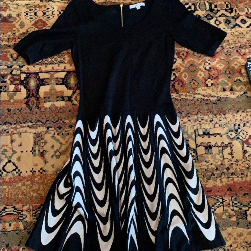 Black and white dress